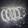 15" 17" 20" Double Sided 10 row Pure White Color Wheel Light (set of 4)