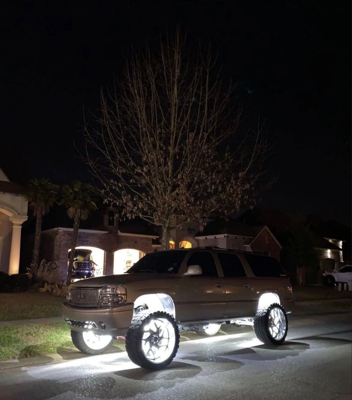Extreme high intensity quad row wheel light (set of 4)