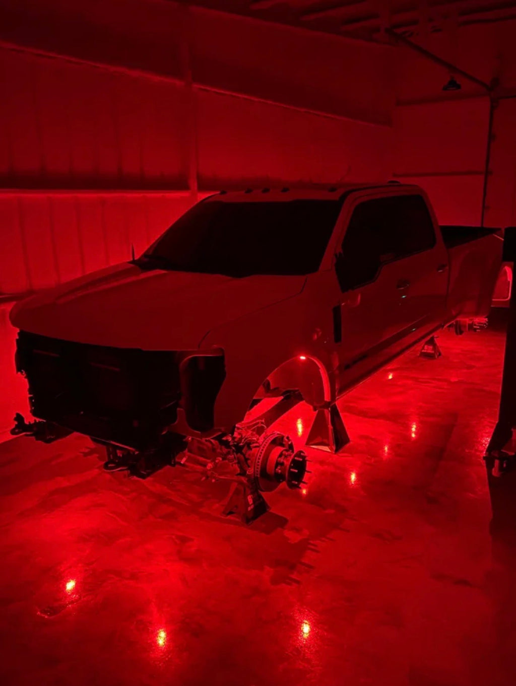 48 led pure white rock light (8 rock lights)