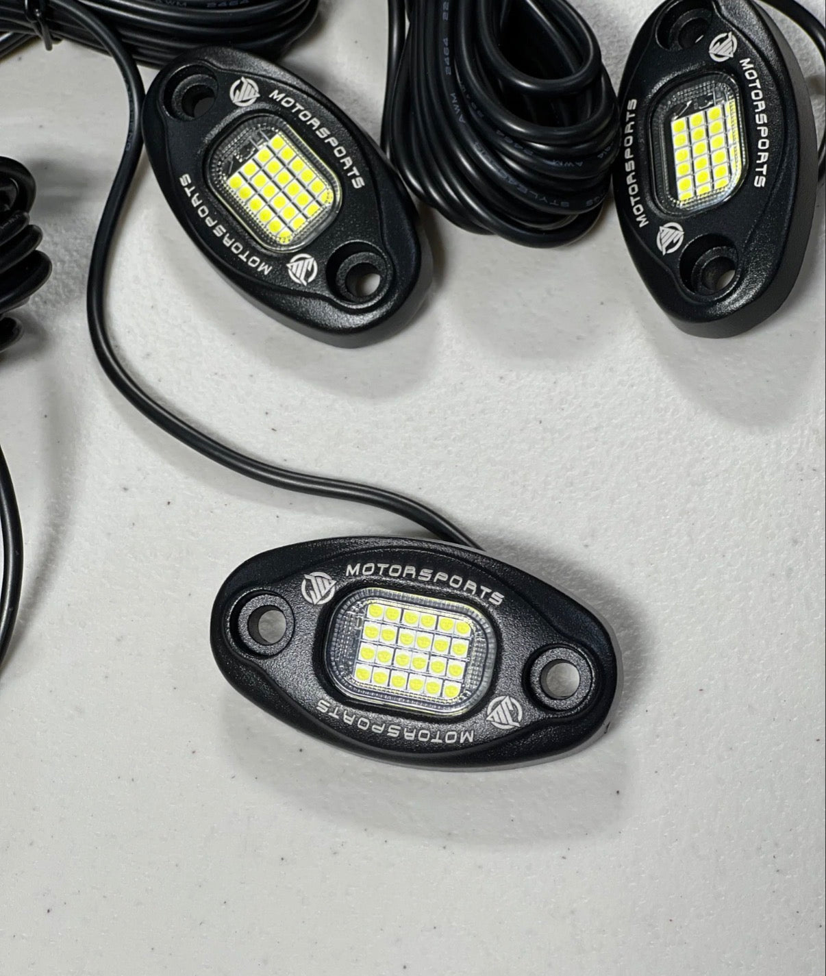 Rock Light 24LED bulbs 12V Single Color(8 rock lights)