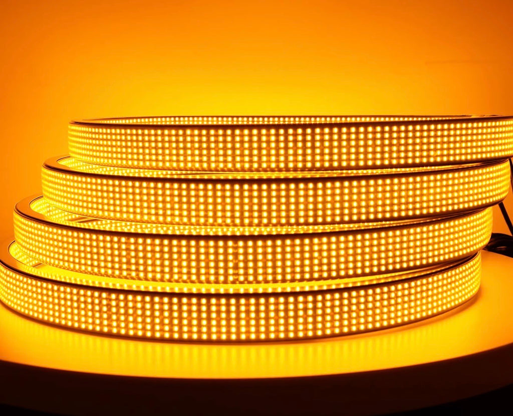 6 12 Row Amber White 15,17,20 Inch Wheel Lights (set of 4)