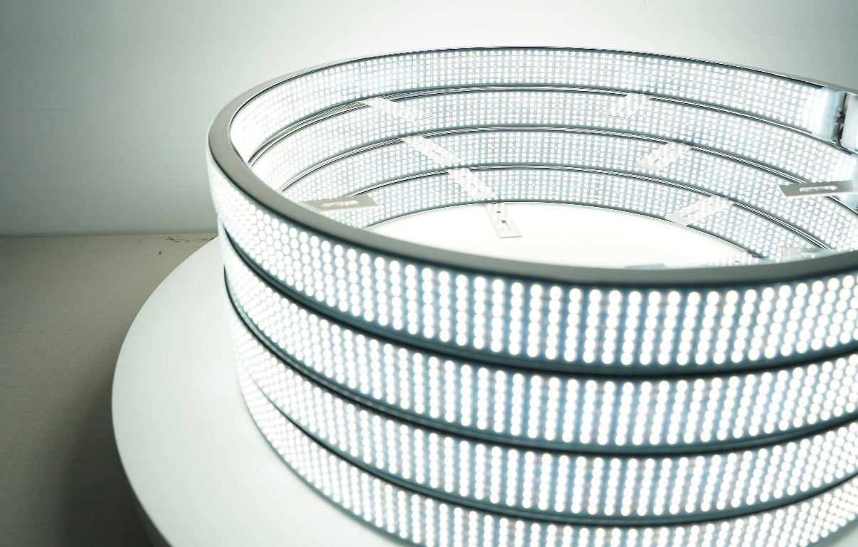 6 12 Row Amber White 15,17,20 Inch Wheel Lights (set of 4)